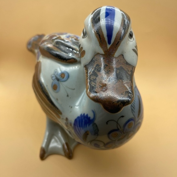 Vintage Mexican Pottery Duck, Signed by El Palomar, Mexico - Picture 2 of 12